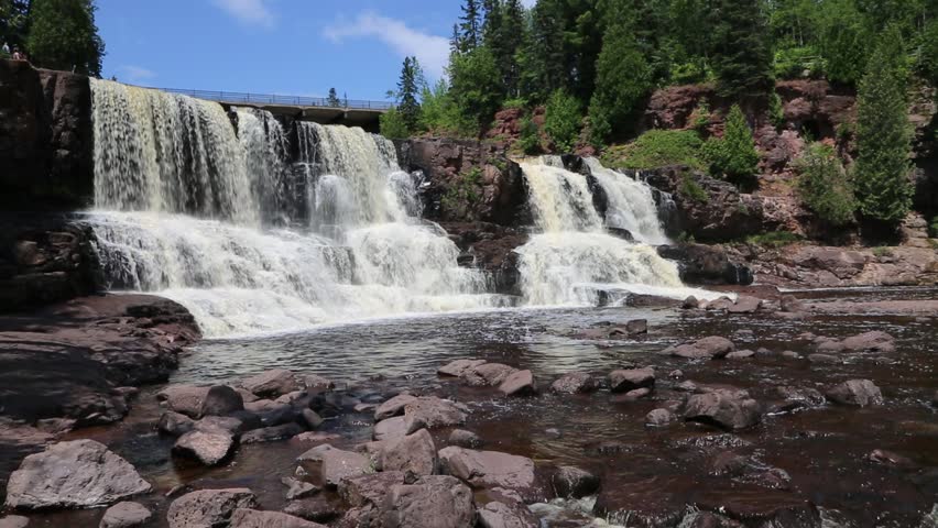 Landscape with Middle Gooseberry Falls - Gooseberry Falls State Park, Minnesota