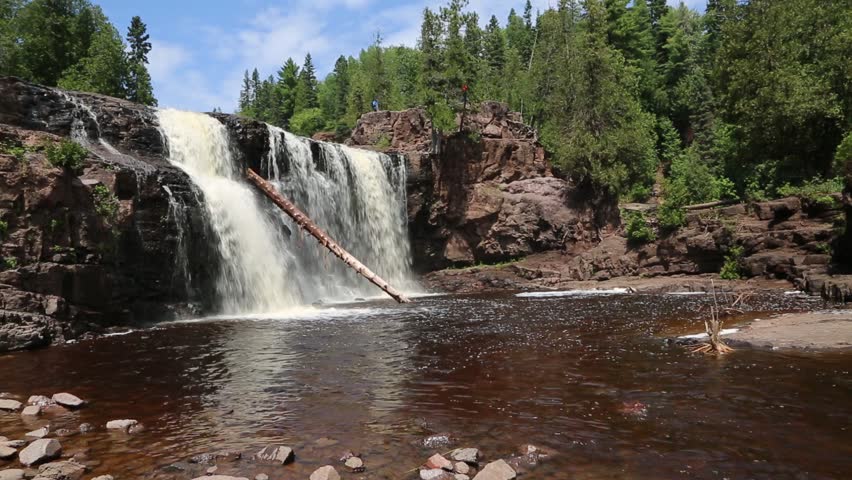 View at Lower Falls - Gooseberry Falls State Park, Minnesota