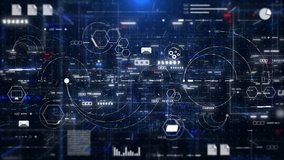 Global Business Technology Concept with Digital Data Flow, Cyber Analytics Tools, and and a sleek modern workspace environment - Powered by Shutterstock - Get 15% off with code: PIKWIZARD15