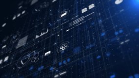 Technology Global Business Cyber Interface with Analytics Visualization, Digital Flow for broadcast media seeking to convey modern analytics, productivity, and the power of technology driven growth - Powered by Shutterstock - Get 15% off with code: PIKWIZARD15