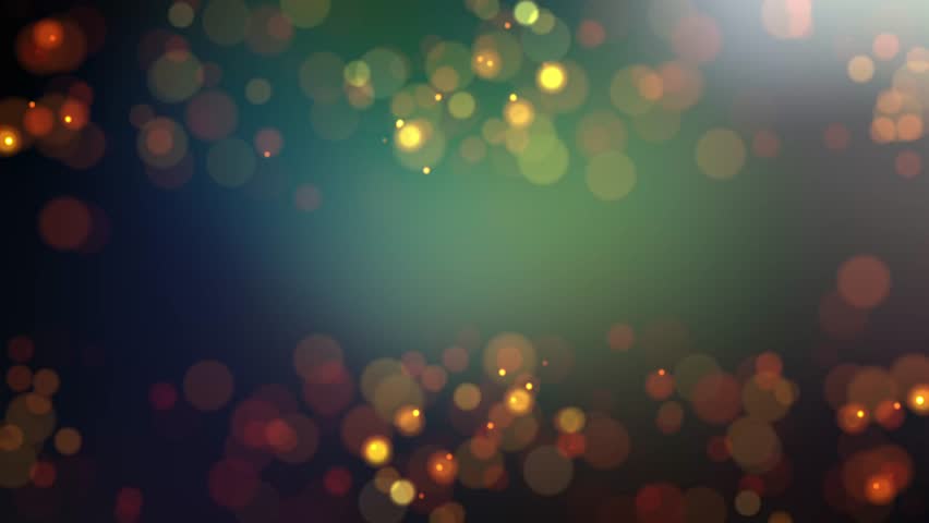 Loop abstract glow bokeh particles flickering motion flow on black background. 4K 3D animation of fiery red orange glowing flying bokeh burning ash particles.