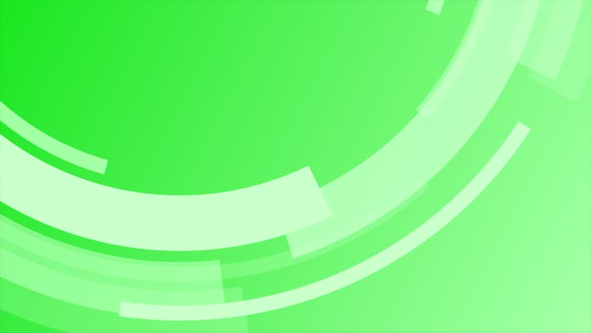 Animated Green color rotating HUD animation hi-tech design loop able technology background	