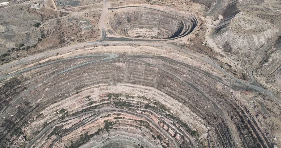 
Aerial view of Letlhakane Diamond Mine, Botswana, Africa