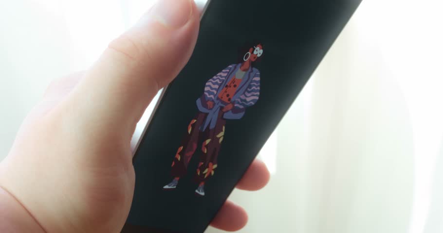 Person wearing a fashionably eclectic outfit, presentation