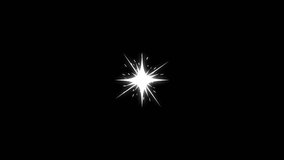 Sparkling twinkle stars animation on black screen background, starlight shine effect, glowing star sparkle blinking cartoon doodles vector, 4k looping motion graphics video - Powered by Shutterstock - Get 15% off with code: PIKWIZARD15