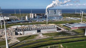 expansion and new construction of data centers in the Eemshaven, tech gigant, IT, cloud and internet infrastructure. - Powered by Shutterstock - Get 15% off with code: PIKWIZARD15