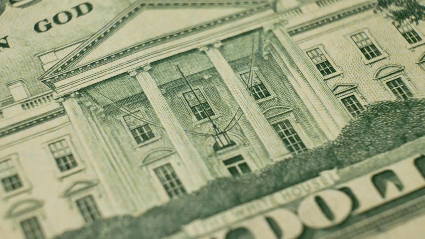 Reverse side of twenty dollar bill with White House. Recognized legal currency ensuring smooth financial operations, trade agreements, and structured economic policies shaping national finance