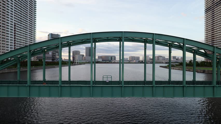Harumi Bridge Promenade, Japan Tokyo September 2025