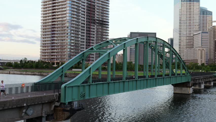 Harumi Bridge Promenade, Japan Tokyo September 2025