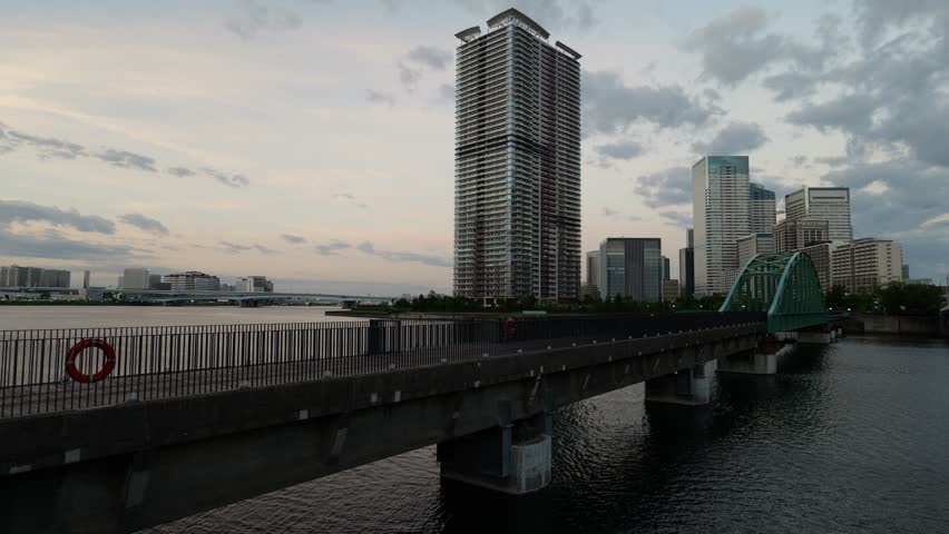Harumi Bridge Promenade, Japan Tokyo September 2025