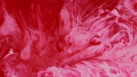 Acrylic pigment. Color water. Defocused pink red crimson marble texture fluid liquid paint emulsion spreading on abstract art background. - Powered by Shutterstock - Get 15% off with code: PIKWIZARD15