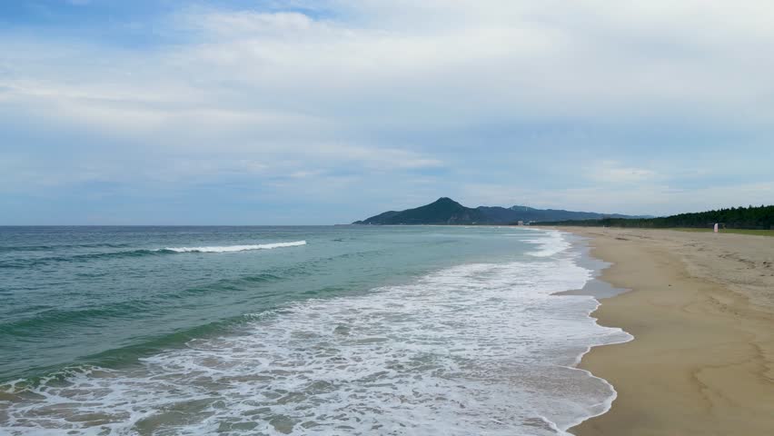 The view of the sea in Yeongdeok, Korea