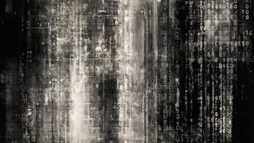 Vertical code rain industrial grunge glitch analog digital motion with black backdrop white letters flickering neon streaks and distorted scanline rhythm seamless loop - Powered by Shutterstock - Get 15% off with code: PIKWIZARD15