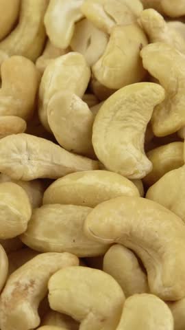 Cashew Nuts in a bowl food background