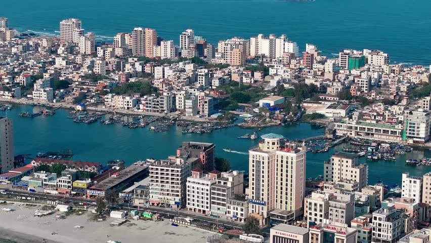 Exploring The Breathtaking Blue Seascape Of Huizhou Bay From Above
