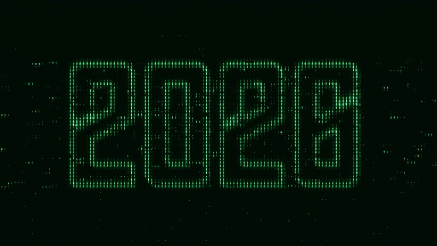 2026 logotype in retro-Futuristic pixelate Monitor synthwave style. Retro CCTV or VHS pixel Wireframe. Abstract digital background. 80s, 90s Retro futurism, Retro wave cyberpunk grid matrix style.