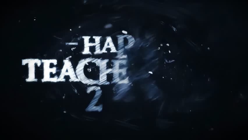 Happy Teacher's Day 2026 Chalkboard Greeting with Dust Particles