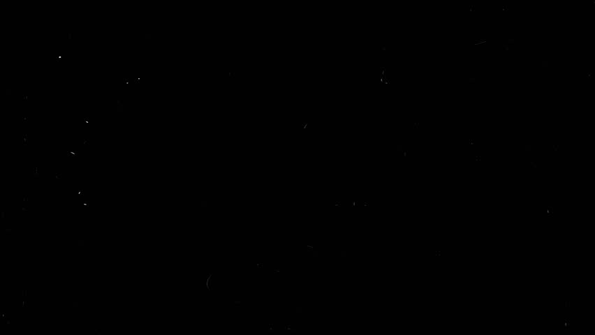 Grunge film. Retro vintage old overlay filter and rolling edge for videos,old movie fx film strip motion footage overlay. Small white dots on a black screen. Retro effect with roughness of old film. 