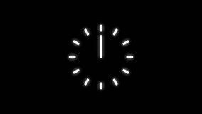 Stopwatch animated icon Loop Green Screen channel. Clock with moving arrows with moving arrows. Time run. Animated Clock Ticking showing four o'clock past 5 minutes Isolated in Pink Background - Powered by Shutterstock - Get 15% off with code: PIKWIZARD15