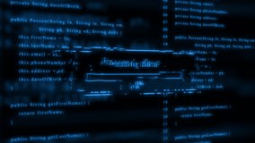 Blue Neon Progress Bar Indicating Data Processing on a Digital Code Screen computer - Powered by Shutterstock - Get 15% off with code: PIKWIZARD15