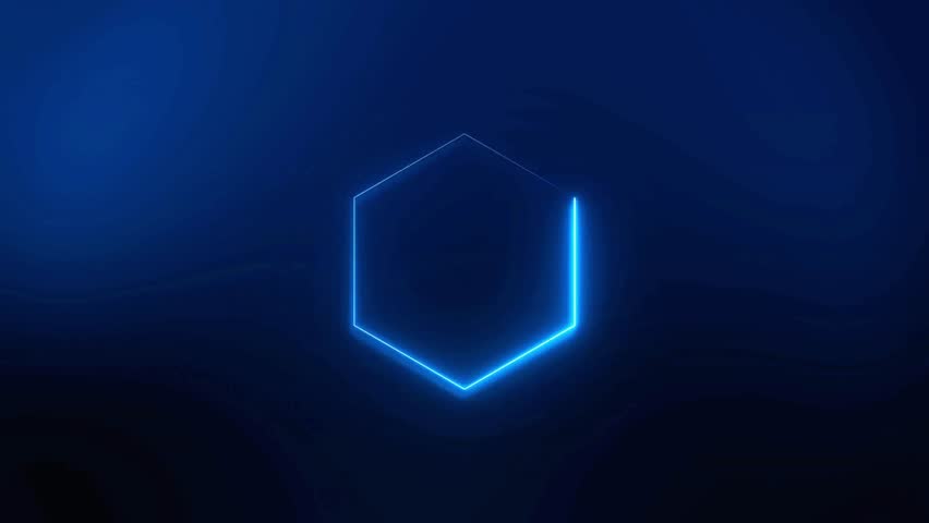 experience a futuristic technology background featuring a hexagon shape with glowing blue lines in motion. perfect for tech projects and digital designs. 185 - Powered by Shutterstock - Get 15% off with code: PIKWIZARD15