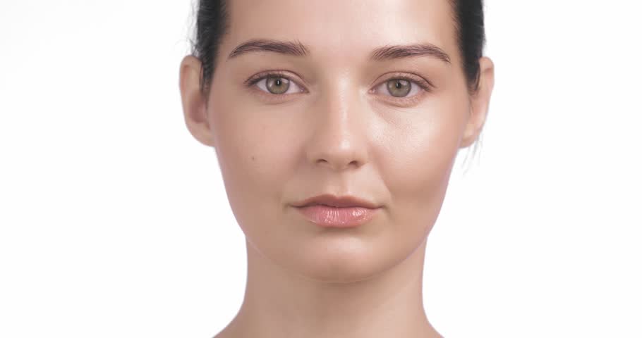 Model displays facial expressions ranging from calm to joyful, highlighting mood transition. Ideal for mental health promos, emotional storytelling, beauty ads and wellness campaigns.
