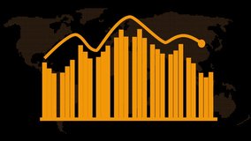 Global Data Analysis with Graphs, Business Growth Infographic Animation, Animated Profit Growth Graph - Powered by Shutterstock - Get 15% off with code: PIKWIZARD15
