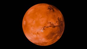 Transparent 3D Render Loop 360 Rotating Mars  - Powered by Shutterstock - Get 15% off with code: PIKWIZARD15