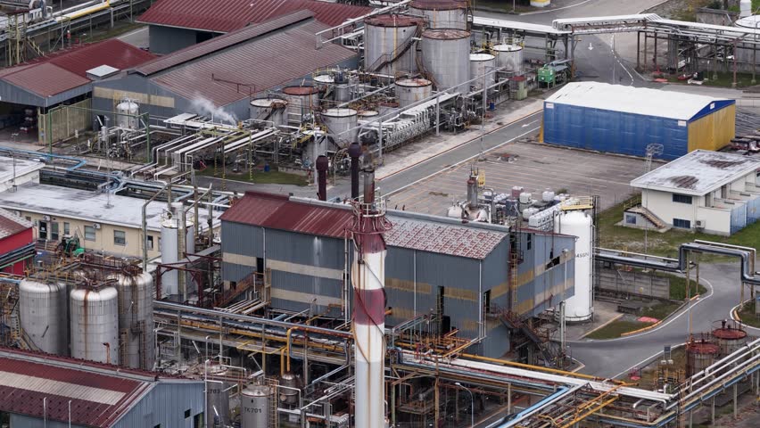 Oil products production site and refinery in Robassomero, Italy, additives for lubricants, base oil processing.