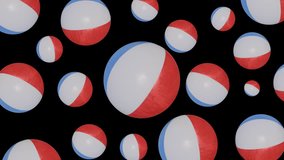 Transparent Multi Beach Ball Rotating Loop As Background - Powered by Shutterstock - Get 15% off with code: PIKWIZARD15