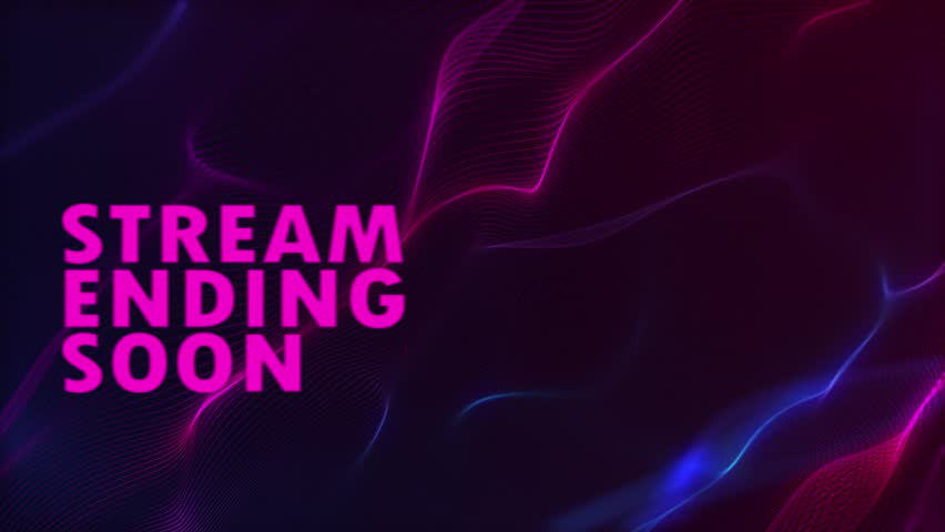 STREAM ENDING SOON OVERLAY ANIMATION