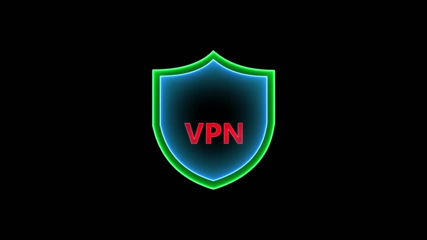 VPN (Virtual private network) vector icon. Internet security concept and privacy