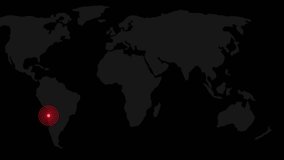 Global Network Connection Data Visualization World Map Red Line Path Tracking Progress Points - Powered by Shutterstock - Get 15% off with code: PIKWIZARD15