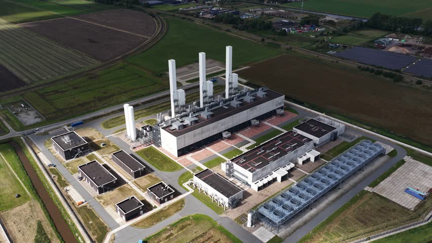 nitrogen plant in Zuidbroek, Groningen, The Netherlands, energy transition, gas reduction.