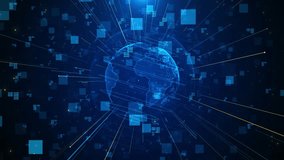 Futuristic Globe connection network glowing Ai future technology Global network connections technology science Communication Social media. business innovation metaverse network digital worldwide 3D - Powered by Shutterstock - Get 15% off with code: PIKWIZARD15