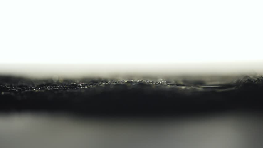 Macro Volcanic Black Sand Spiking Under Magnetic Forces