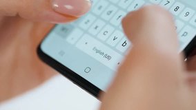 Close-up of hands typing on a smartphone, illustrating digital communication, texting, mobile technology, and everyday tech use. - Powered by Shutterstock - Get 15% off with code: PIKWIZARD15