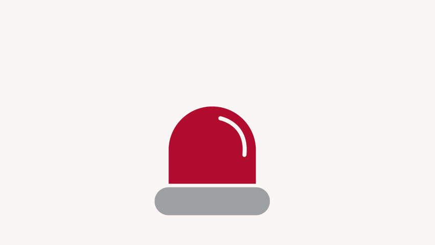 alarm  icon animation simple flat