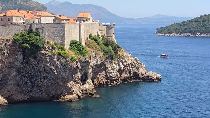 View of the old town of Dubrovnik, Croatia