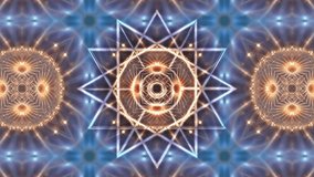 A luminous fractal loop built around a radiant star geometry mandala, with halos and golden energy. Seamless 4K60 perfect for VJ sets, projection mapping, meditation visuals, and high-end content. - Powered by Shutterstock - Get 15% off with code: PIKWIZARD15
