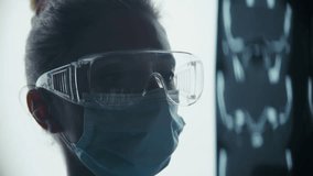 Doctor Analyzing MRI CT Scan In Hospital Ward. Doctor Analyses Patient Lungs
And Health Indicators. Surgeon Diagnose X-ray Image. Radiologist Looking CT Scan. Therapist Medical Test Hospital Scanner - Powered by Shutterstock - Get 15% off with code: PIKWIZARD15