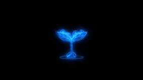 Stylish neon blue dollar money tree glowing animation, symbolizing financial
growth and futuristic wealth. - Powered by Shutterstock - Get 15% off with code: PIKWIZARD15