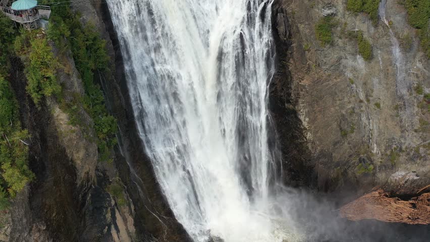 Montmorency Falls Quebec Aerial View