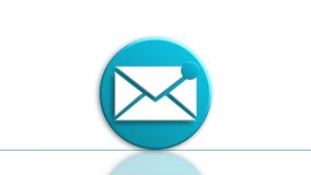 Animated closed envelope with an increasing notification number, symbolizing new incoming emails, messages, spam, or alerts. Suitable for concepts of online communication, digital reminders. - Powered by Shutterstock - Get 15% off with code: PIKWIZARD15