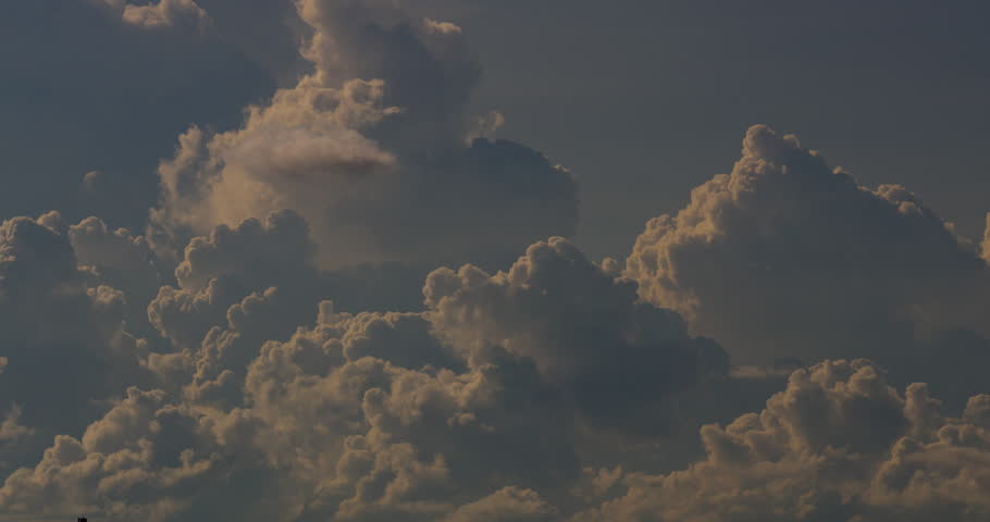 Nature scene Cloud texture video Timelapse video Large clouds texture fast-moving. Hight quality video DCI4K ProRes422