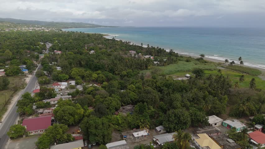 Over Looking Sea And Landscape In St Thomas Jamaica