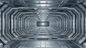 Futuristic Metallic Corridor with Symmetrical Architecture and Subtle Light Glowing Ambience - Powered by Shutterstock - Get 15% off with code: PIKWIZARD15