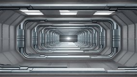 Futuristic Metallic Corridor with Symmetrical Architecture and Subtle Light Glowing Ambience - Powered by Shutterstock - Get 15% off with code: PIKWIZARD15