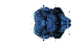 Vertical video. Blue-black abstract magical shamanic ritual. A confusing whirlwind of events. An extraordinary element of watercolor ink. Explosive metamorphoses - Powered by Shutterstock - Get 15% off with code: PIKWIZARD15