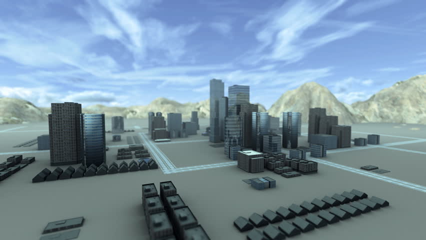 Growing city with lots of buildings forming a cityscape.